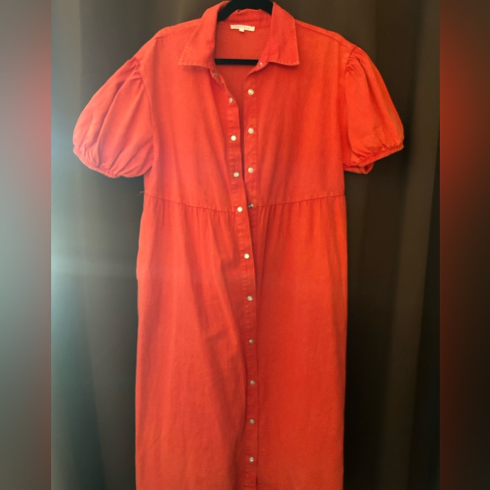 Piper and scoot snap front dress NWOT